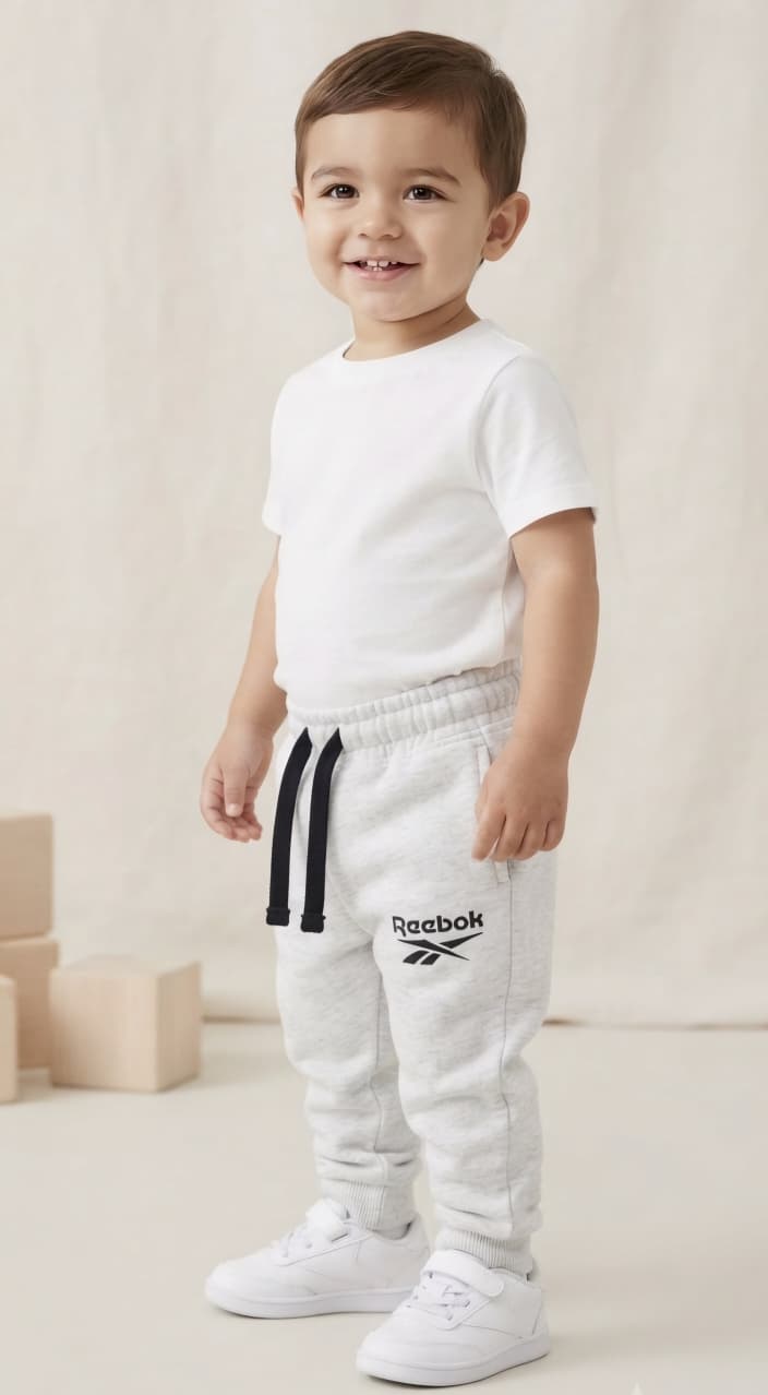Casual Stretch Fit Trousers Grey (1.5years-2years)