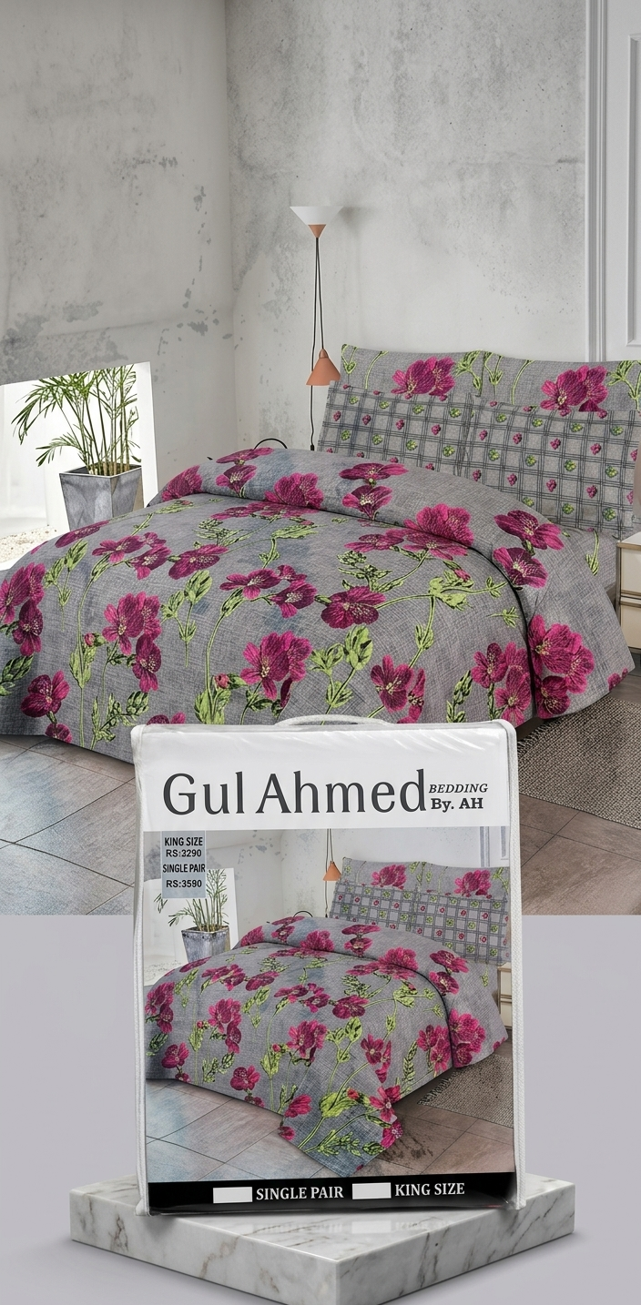 Royal Ethnic Motif Cotton Bed Sheet