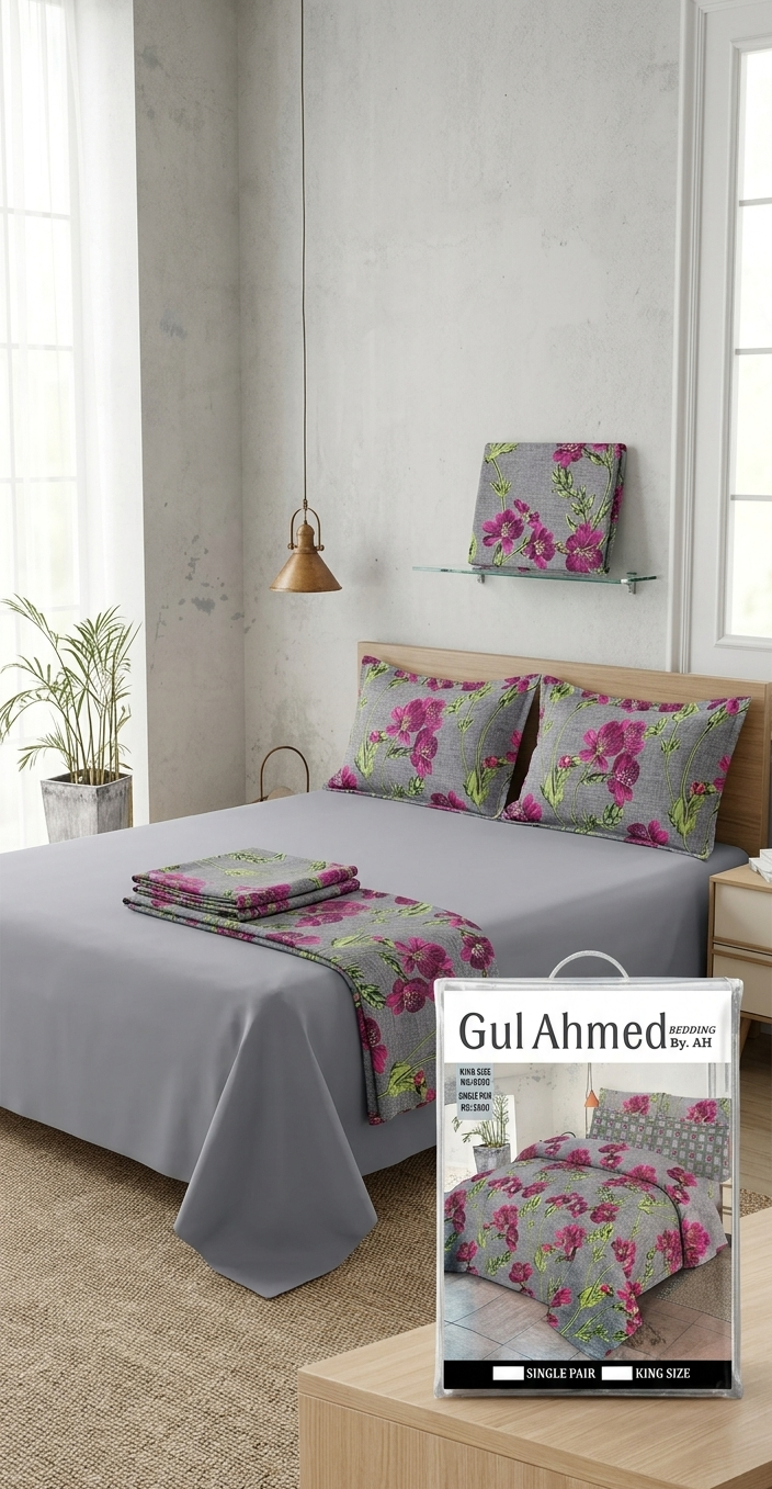 Royal Ethnic Motif Cotton Bed Sheet