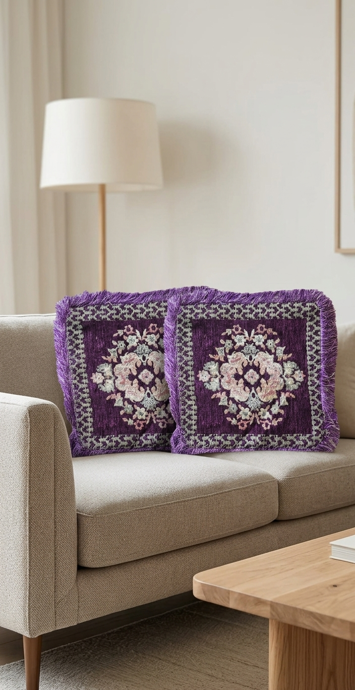 Premium Ultra-Soft Textured Throw Pillow Case