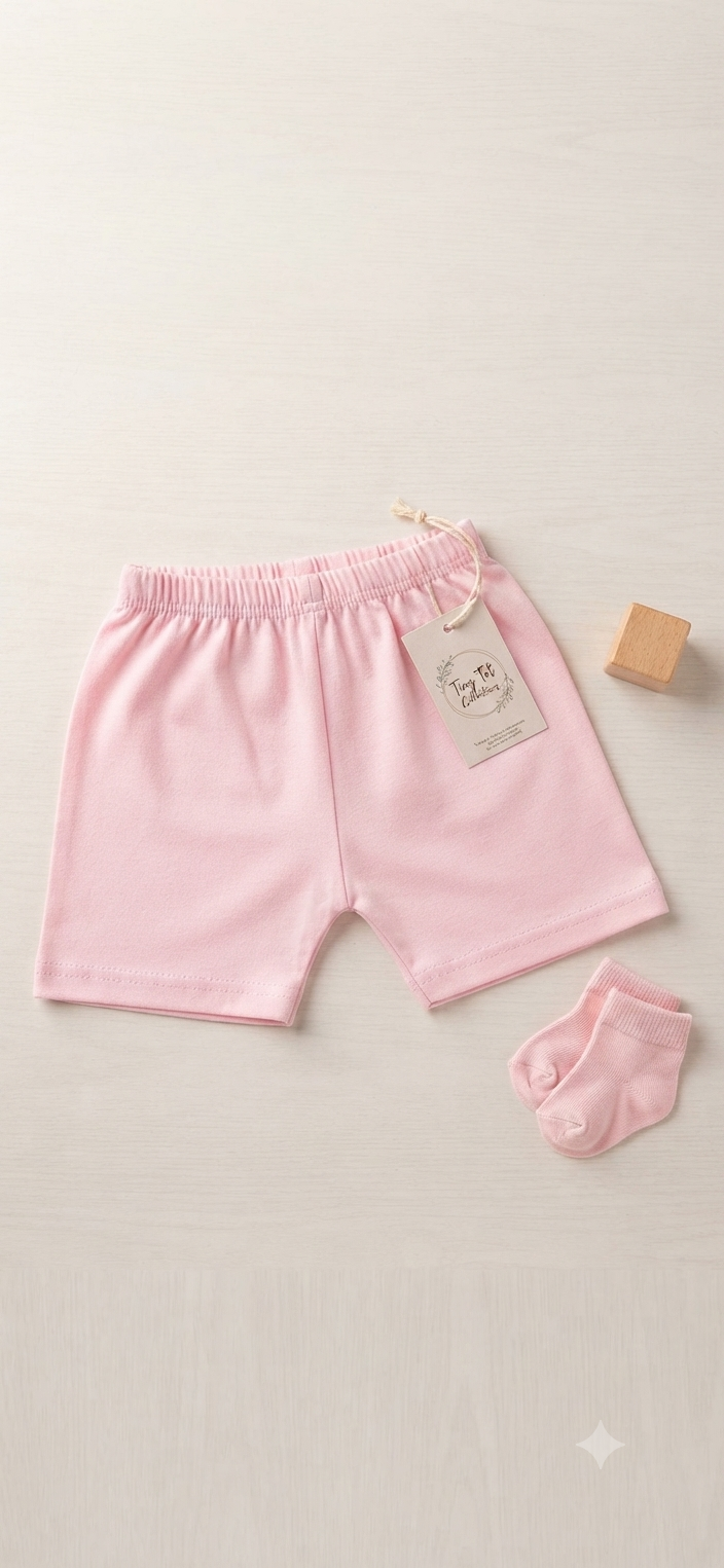 Everyday Cotton Shorts Pink (1.5years-2.5years)
