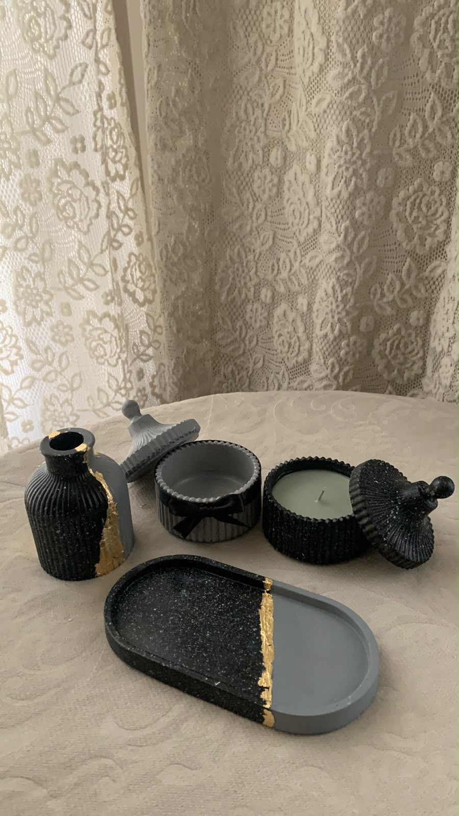 Handcrafted Concrete Set