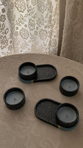 The Celestial Terrazzo Candle & Tray Set