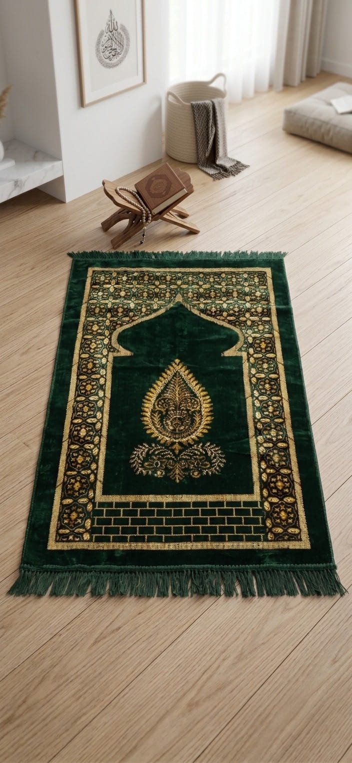 Premium Green Prayer Mat