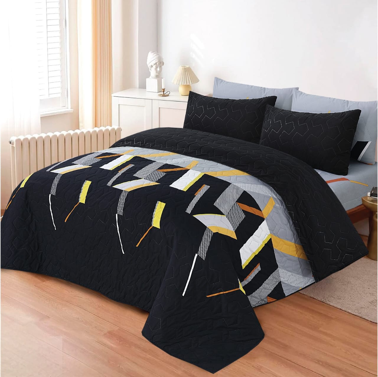 Premium Quilted All-Season Comforter Set