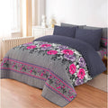 Elegant Floral & Geometric Comforter Bedsheet
