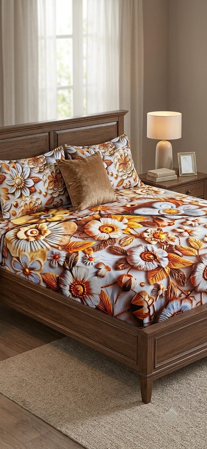 Ultra-Soft 3D Illusion Bedsheet