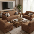 Sofa Cover Brown 3+2+1