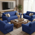 Sofa Cover Blue 3+2+1