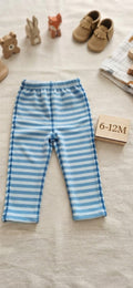 All-Season Cotton Trousers Blue (6months-12months)
