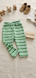 All-Season Cotton Trousers Green (6months-12months)